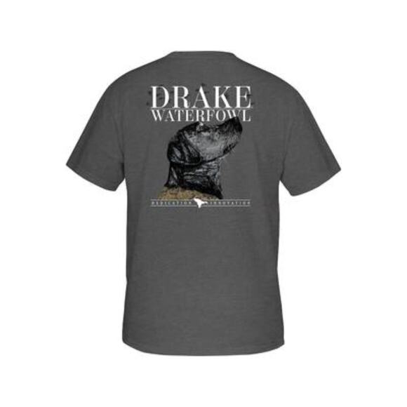 Drake Gray Heather T-Shirt - Picture 1 of 4